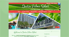 Desktop Screenshot of destinpalmsselect.com
